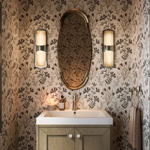 Elvynne Mirror in Antique Silver