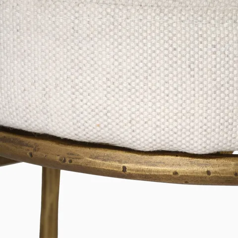 Aaron Counter Stool in Antique Brass