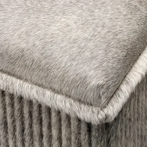Orvius Ottoman in Grey