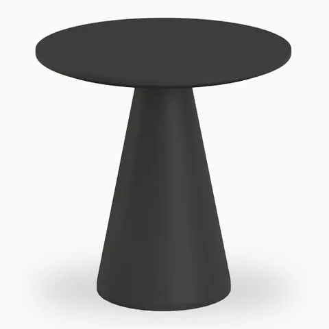 Linea Round Pub Table in Dark Grey