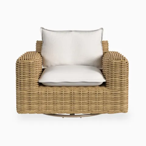 Elysia Oversized Swivel Club Chair