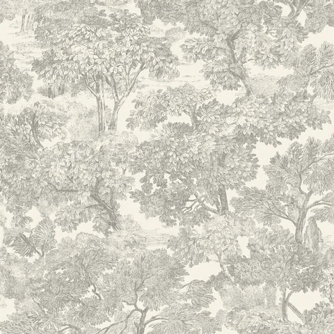 Luma Wallpaper in Grey
