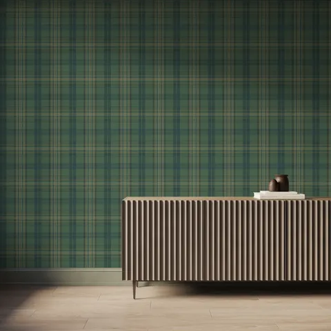 Eldridge Wallpaper in Green