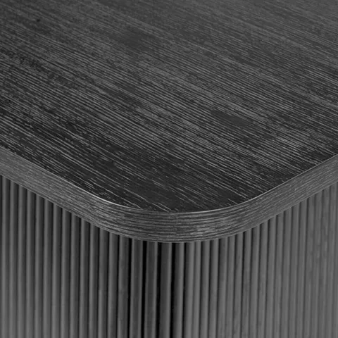 Zevara Square Dining Table in Black Oak, 60"