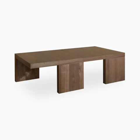 Ladrick Coffee Table in Light Walnut, 60" x 32"