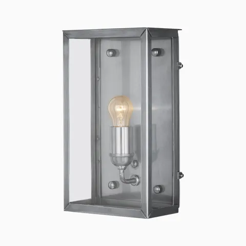 Bracken Outdoor Wall Sconce in Antique Silver