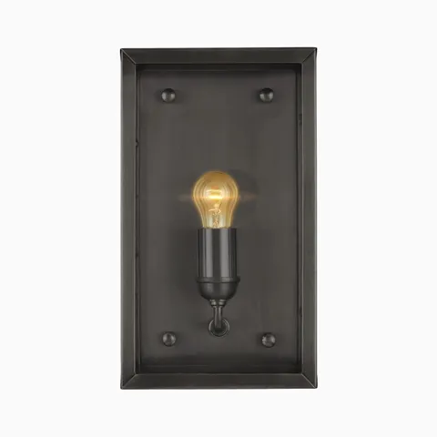 Bracken Outdoor Wall Sconce in Black