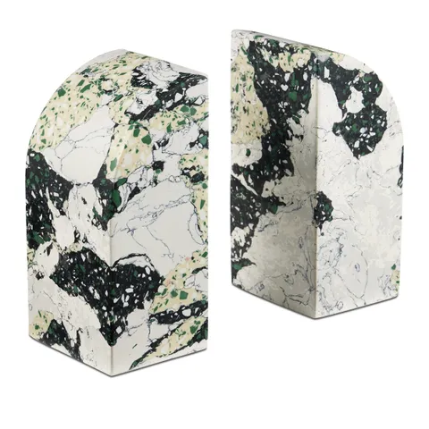 Faraday Stone Bookend Set