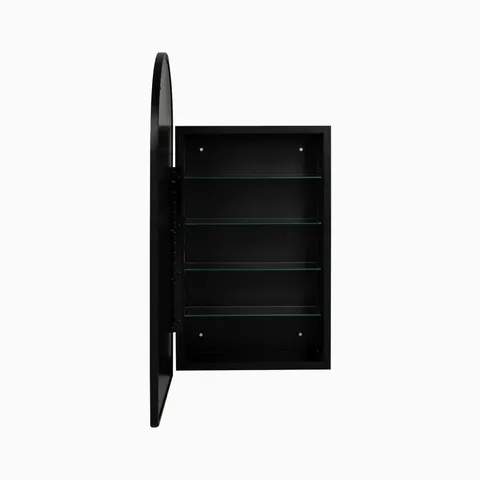 Ardelle Arched Medicine Cabinet in Black