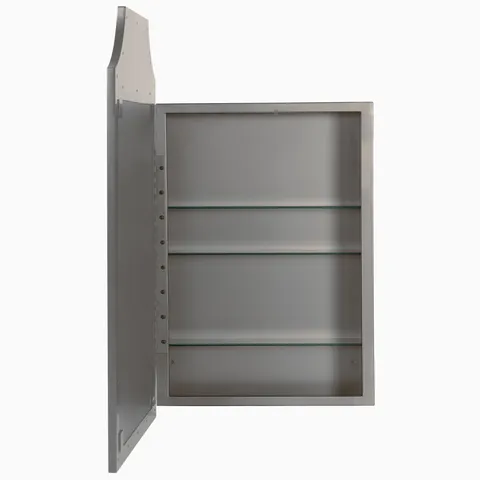 Alvoro Medicine Cabinet in Silver