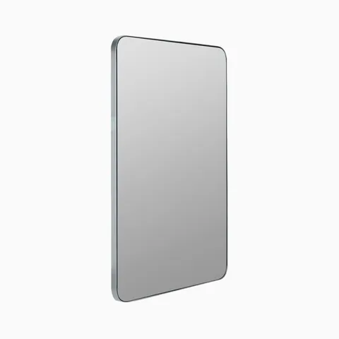 Jaffey Mirror in Silver