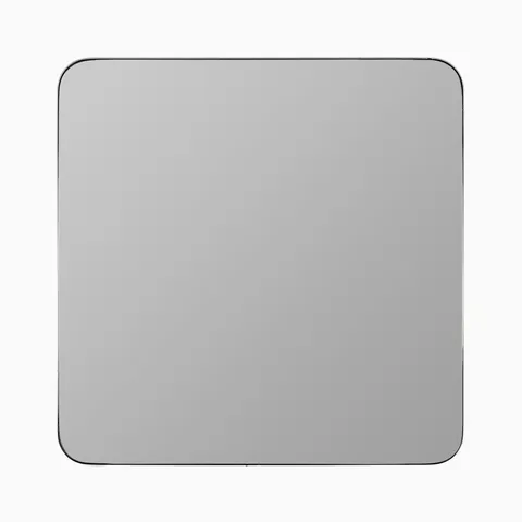 Elmora Square Mirror in Silver