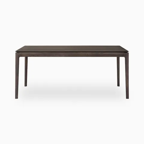 Linden 71 to 110" Extendable Dining Table in Varnished Oak Brown