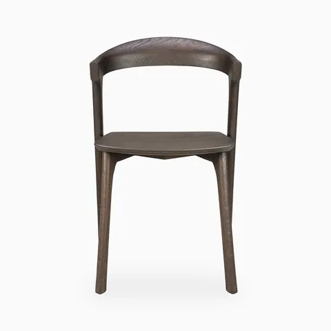 Linden Dining Chair in Varnished Oak Brown