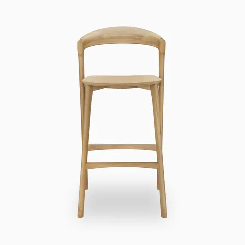 Linden Bar Stool in Varnished Oak