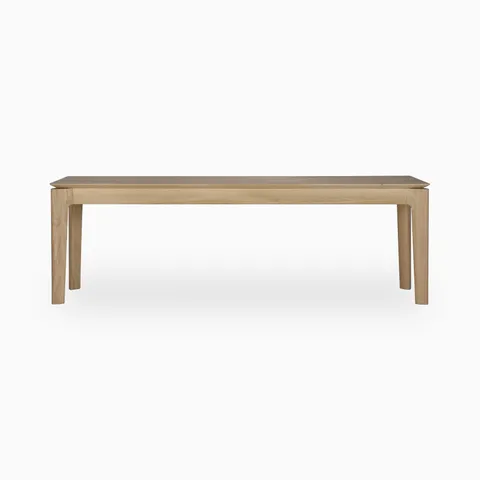 Linden 57.5" Bench in Oak