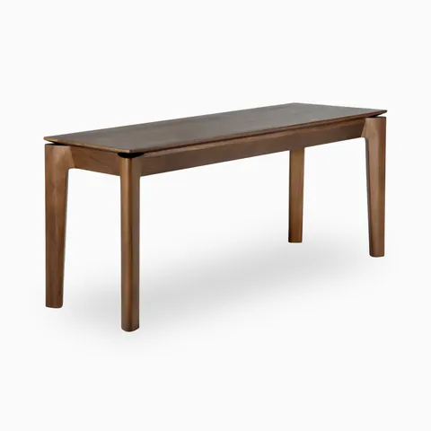 Linden 49.5" Bench in Varnished Teak Brown