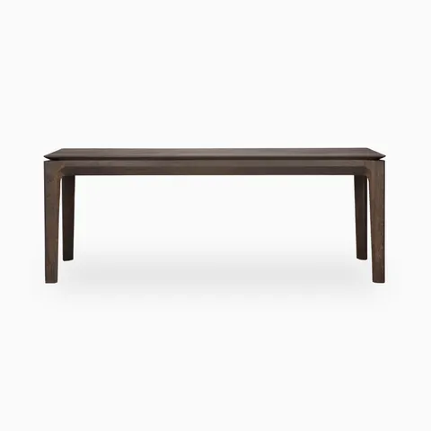 Linden 49.5" Bench in Varnished Oak Brown