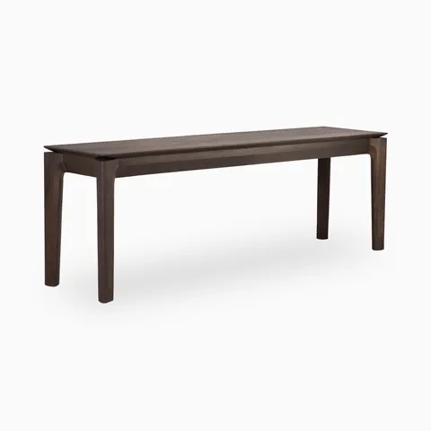 Linden 49.5" Bench in Varnished Oak Brown