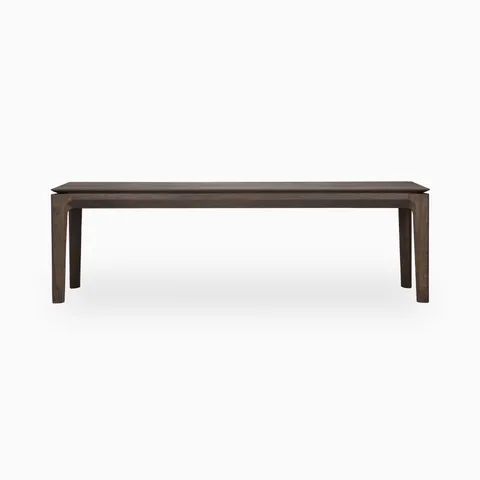 Linden 65.5" Bench in Varnished Oak Brown