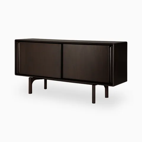 Vera 66" Sideboard in Varnished Mahogany Rose Brown