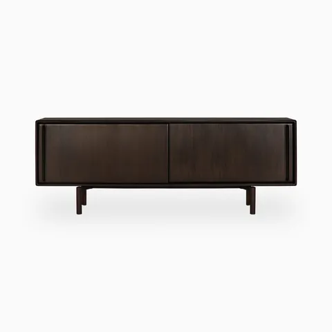 Vera 88" Sideboard in Varnished Mahogany Rose Brown