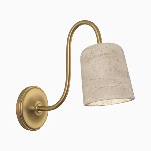 Vera Wall/Vanity Light in Brushed Gold