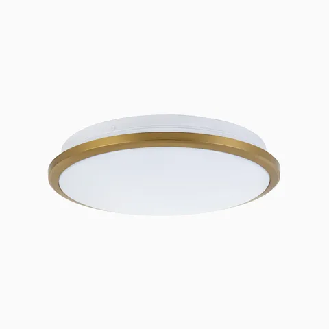 Elle 11" Flush Mount in Brushed Gold