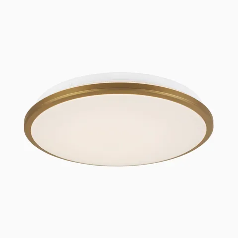 Elle 13" Flush Mount in Brushed Gold