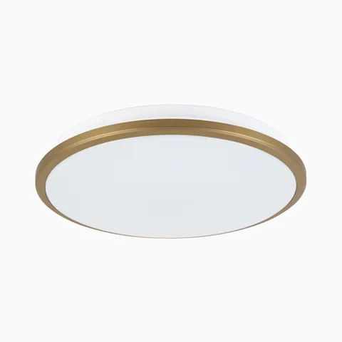 Elle 13" Flush Mount in Brushed Gold