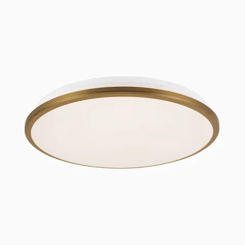 Elle 15" Flush Mount in Brushed Gold