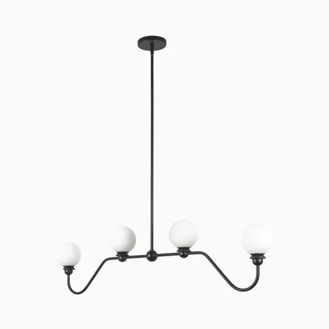 Harlowe Pendant in Matte Black