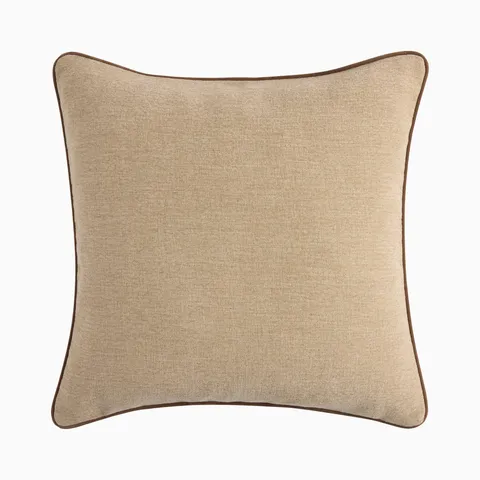 Ruth 22" x 22" Pillow Cover and Inset in Laughlin Natural