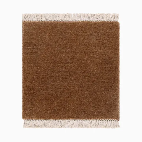 Soleil Handmade Rug in Chestnut, 2' x 3'