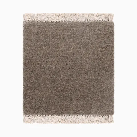 Soleil Handmade Rug in Charcoal, 2' x 3'