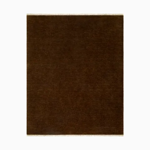 Soleil Handmade Rug in Espresso, 2' x 3'