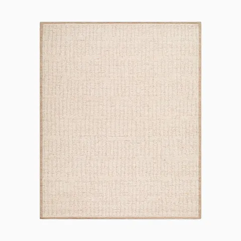 Maela Handmade Rug in Taupe, 8' x 10'