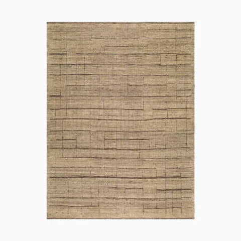 Rosalind Handmade Rug in Camel, 10' x 14'