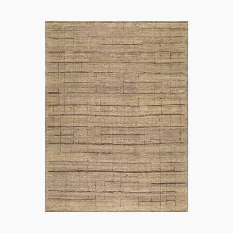 Rosalind Handmade Rug in Camel, 6' x 9'