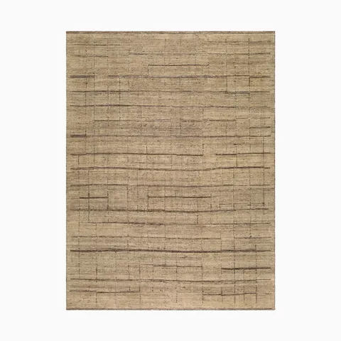 Rosalind Handmade Rug in Camel, 9' x 12'