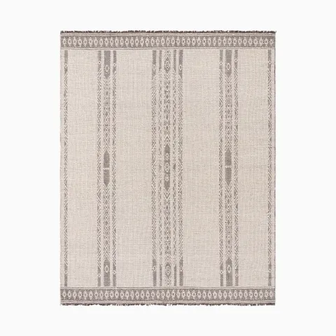 Willa Handmade Rug in Ivory, 12' x 15'