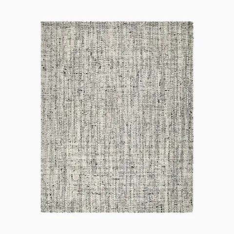 Mira Handmade Rug in Ash Gray, 10' x 14'