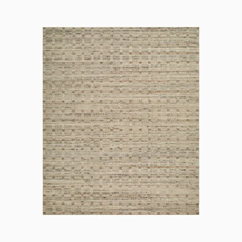 Calla Handmade Rug in Sandstone, 6' x 9'