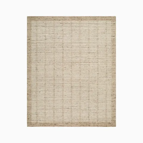Calla Handmade Rug in Taupe, 2' x 3'