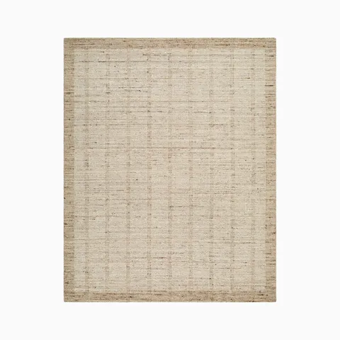 Calla Handmade Rug in Taupe, 9' x 12'