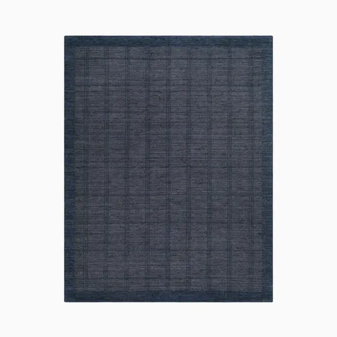 Calla Handmade Rug in Midnight Blue, 10' x 14'