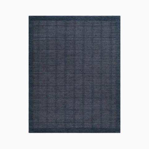Calla Handmade Rug in Midnight Blue, 8' x 10'
