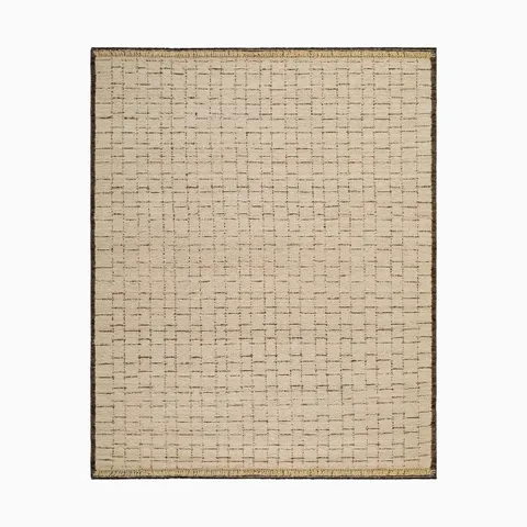 Constance Handmade Rug in Taupe, 8' x 10'