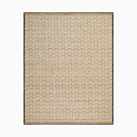 Constance Handmade Rug in Taupe, 9' x 12'