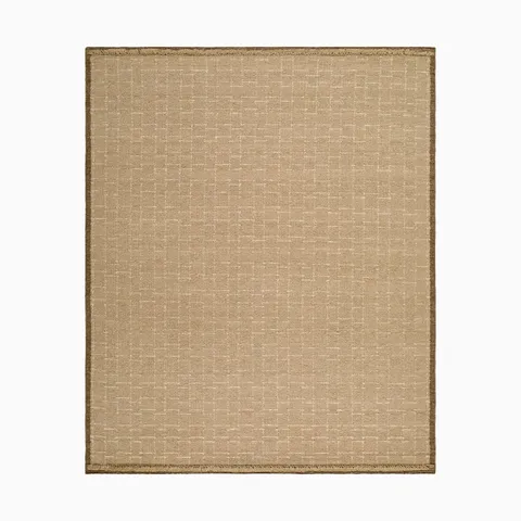 Constance Handmade Rug in Beige, 10' x 14'